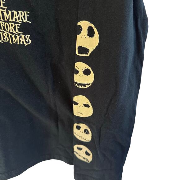Nightmare before Christmas long sleeve black top size XXL - Picture 3 of 5